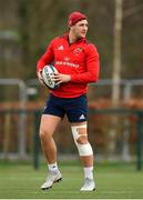 14 January 2019; Dan Goggin during Munster Rugby training at University of Limerick in Limerick. Photo by Seb Daly/Sportsfile