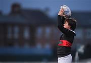 14 January 2019; Matteo Sanvito of The High School during the Bank of Ireland Fr. Godfrey Cup Round 1 match between The High School and Newpark Comprehensive at Energia Park in Dublin. Photo by Harry Murphy/Sportsfile