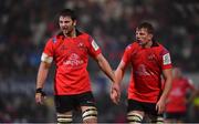 14 December 2018; Iain Henderson, left, and Jordi Murphy of Ulster during the European Rugby Champions Cup Pool 4 Round 4 match between Ulster and Scarlets at the Kingspan Stadium in Belfast. Photo by Ramsey Cardy/Sportsfile