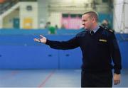 14 January 2019; Sergeant Adrian Whelan, Roxboro Road Garda Station, during FAI Late Nite League at Factory Youth Space, in Southill, Limerick. Photo by Seb Daly/Sportsfile