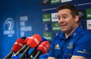 15 January 2019; Scrum coach John Fogarty during a Leinster Rugby press conference at Leinster Rugby Headquarters in Dublin. Photo by Ramsey Cardy/Sportsfile