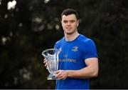 15 January 2019; James Ryan receives the Bank of Ireland Player of the Month Award for December at Leinster Rugby Headquarters in Dublin. Photo by Ramsey Cardy/Sportsfile