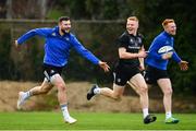 15 January 2019; Robbie Henshaw, left, and Gavin Mullin during Leinster Rugby squad training at Rosemount in UCD, Dublin. Photo by Ramsey Cardy/Sportsfile