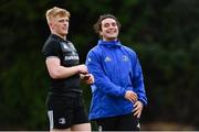 15 January 2019; James Lowe, right, and Tommy O'Brien during Leinster Rugby squad training at Rosemount in UCD, Dublin. Photo by Ramsey Cardy/Sportsfile
