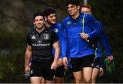 15 January 2019; Patrick Patterson, left, and Jimmy O'Brien during Leinster Rugby squad training at Rosemount in UCD, Dublin. Photo by Ramsey Cardy/Sportsfile