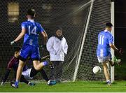 16 January 2019; Ronan O’Toole of Dublin Institute of Technology shoots to score his side's first goal of the game during the Electric Ireland Sigerson Cup Round 1 match between Dublin Institute of Technology and University of Limerick at Grangegorman in Dublin. Photo by Seb Daly/Sportsfile