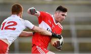 13 January 2019; Patrick Coney of Derry in action against Cathal McShane of Tyrone during the Bank of Ireland Dr McKenna Cup semi-final match between Tyrone and Derry at the Athletic Grounds in Armagh. Photo by Sam Barnes/Sportsfile