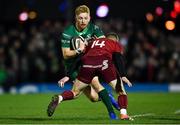 5 January 2019; Darragh Leader of Connacht in action against Keith Earls of Munster during the Guinness PRO14 Round 13 match between Connacht and Munster at the Sportsground in Galway. Photo by Piaras Ó Mídheach/Sportsfile