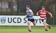17 January 2019; Con O'Callaghan of UCD in action against Mike Lordan of CIT during the Electric Ireland Sigerson Cup Round 1 match between University College Dublin and Cork Institute of Technology at UCD in Dublin. Photo by Matt Browne/Sportsfile