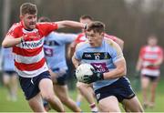 17 January 2019; Con O'Callaghan of UCD in action against Mike Lordan of CIT during the Electric Ireland Sigerson Cup Round 1 match between University College Dublin and Cork Institute of Technology at UCD in Dublin. Photo by Matt Browne/Sportsfile