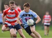 17 January 2019; Con O'Callaghan of UCD in action against Mike Lordan oF CIT during the Electric Ireland Sigerson Cup Round 1 match between University College Dublin and Cork Institute of Technology at UCD in Dublin. Photo by Matt Browne/Sportsfile