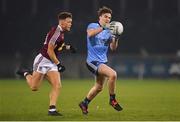 18 January 2019; Nathan Doran of Dublin in action against Tommy McDaniel of Westmeath during the Bord na Móna O'Byrne Cup Final match between Dublin and Westmeath at Parnell Park, Dublin. Photo by Piaras Ó Mídheach/Sportsfile