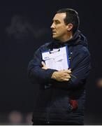 18 January 2019; DCU Dóchas Éireann manager Paddy Christie during the Electric Ireland Sigerson Cup Round 1 match between DCU Dóchas Éireann and IT Carlow at Dublin City University Sportsgrounds in Dublin. Photo by Harry Murphy/Sportsfile