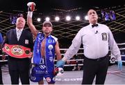 18 January 2019; TJ Doheny celebrates his victoryover Ryohei Takahashi following their International Boxing Federation World Super Bantamweight Title Fight at Madison Square Garden Theater, New York, USA. Photo by Ed Mulholland/Matchroom Boxing USA via Sportsfile