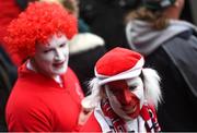 19 January 2019; Ulster supporters during the Heineken Champions Cup Pool 4 Round 6 match between Leicester Tigers and Ulster at Welford Road in Leicester, England. Photo by Ramsey Cardy/Sportsfile