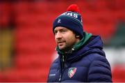 19 January 2019; Leicester Tigers head coach Geordan Murphy ahead of the Heineken Champions Cup Pool 4 Round 6 match between Leicester Tigers and Ulster at Welford Road in Leicester, England. Photo by Ramsey Cardy/Sportsfile