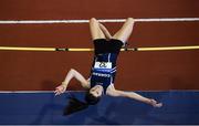19 January 2019; Elizabeth Tighe of Corran AC, Co. Sligo, competing in the U16 Girls High Jump event, during the Irish Life Health Indoor Combined Events All Ages at AIT International Arena in Athlone, Co.Westmeath. Photo by Sam Barnes/Sportsfile