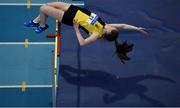 19 January 2019; Jennifer Leahy of Kilkenny City Harriers AC, Co. Kilkenny, competing in the Youth Women High Jump event, during the Irish Life Health Indoor Combined Events All Ages at AIT International Arena in Athlone, Co.Westmeath. Photo by Sam Barnes/Sportsfile