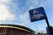 19 January 2019; A general view of Thomond Park prior to the Heineken Champions Cup Pool 2 Round 6 match between Munster and Exeter Chiefs at Thomond Park in Limerick. Photo by Brendan Moran/Sportsfile