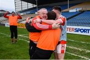 19 January 2019; Charleville manager Ben O'Connor and his backroom staff celebrate following the AIB GAA Hurling All-Ireland Intermediate Championship semi-final match between Graigue-Ballycallan and Charleville at Semple Stadium in Tipperary. Photo by David Fitzgerald/Sportsfile