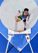 19 January 2019; Brian Lynch of Old Abbey AC, Co. Cork, competing in the Junior Men Shot Put event, during the Irish Life Health Indoor Combined Events All Ages at AIT International Arena in Athlone, Co.Westmeath. Photo by Sam Barnes/Sportsfile