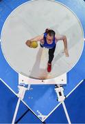 19 January 2019; Tom O'Brien of Waterford AC, Co. Waterford, competing in the Master Men 50+ Shot Put event, during the Irish Life Health Indoor Combined Events All Ages at AIT International Arena in Athlone, Co.Westmeath. Photo by Sam Barnes/Sportsfile