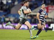19 January 2019; Jack Carty of Connacht on his way to scoring his side's fifth try during the Heineken Challenge Cup Pool 3 Round 6 match between Bordeaux Begles and Connacht at Stade Chaban Delmas in Bordeaux, France. Photo by Manuel Blondeau/Sportsfile