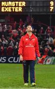 19 January 2019; Munster head coach Johann van Graan after the Heineken Champions Cup Pool 2 Round 6 match between Munster and Exeter Chiefs at Thomond Park in Limerick. Photo by Brendan Moran/Sportsfile