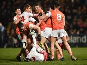 19 January 2019; Players from both sides are involved in a tussle during the Bank of Ireland Dr McKenna Cup Final match between Armagh and Tyrone at the Athletic Grounds in Armagh. Photo by Oliver McVeigh/Sportsfile