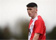 19 January 2019; Cian Kavanagh of St Patrick's Athletic during a pre-season friendly match between St. Patrick’s Athletic and Cobh Ramblers at Ballyoulster United in Kildare. Photo by Harry Murphy/Sportsfile
