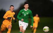 19 January 2019; Dylan Gavin of Republic of Ireland during the U16 International Friendly match between Republic of Ireland and Australia at the FAI National Training Centre in Abbotstown, Dublin. Photo by Stephen McCarthy/Sportsfile