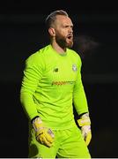 19 January 2019; Alan Mannus of Shamrock Rovers during a pre-season friendly match between Shamrock Rovers and Bray Wanderers at the Roadstone Sports and Social Club in Dublin. Photo by Harry Murphy/Sportsfile