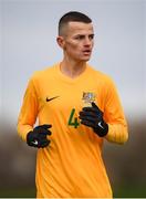 19 January 2019; Ethan Beaven of Australia during the U16 International Friendly match between Republic of Ireland and Australia at the FAI National Training Centre in Abbotstown, Dublin. Photo by Stephen McCarthy/Sportsfile