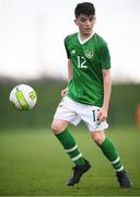 19 January 2019; Andrew Moran of Republic of Ireland during the U16 International Friendly match between Republic of Ireland and Australia at the FAI National Training Centre in Abbotstown, Dublin. Photo by Stephen McCarthy/Sportsfile
