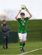 19 January 2019; Fionnan Coyle of Republic of Ireland during the U16 International Friendly match between Republic of Ireland and Australia at the FAI National Training Centre in Abbotstown, Dublin. Photo by Stephen McCarthy/Sportsfile