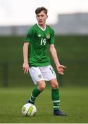 19 January 2019; Fionnan Coyle of Republic of Ireland during the U16 International Friendly match between Republic of Ireland and Australia at the FAI National Training Centre in Abbotstown, Dublin. Photo by Stephen McCarthy/Sportsfile