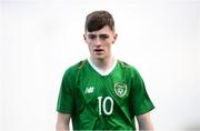19 January 2019; Ben McCormack of Republic of Ireland during the U16 International Friendly match between Republic of Ireland and Australia at the FAI National Training Centre in Abbotstown, Dublin. Photo by Stephen McCarthy/Sportsfile