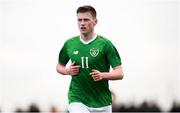 19 January 2019; Oran Crowe of Republic of Ireland during the U16 International Friendly match between Republic of Ireland and Australia at the FAI National Training Centre in Abbotstown, Dublin. Photo by Stephen McCarthy/Sportsfile