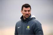 19 January 2019; Australia manager Adrian Mazzarella during the U16 International Friendly match between Republic of Ireland and Australia at the FAI National Training Centre in Abbotstown, Dublin. Photo by Stephen McCarthy/Sportsfile