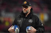 19 January 2019; Exeter Chiefs forwards coach Rob Hunter prior to the Heineken Champions Cup Pool 2 Round 6 match between Munster and Exeter Chiefs at Thomond Park in Limerick. Photo by Brendan Moran/Sportsfile