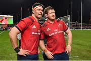 19 January 2019; Billy Holland, left, and Stephen Archer of Munster after the Heineken Champions Cup Pool 2 Round 6 match between Munster and Exeter Chiefs at Thomond Park in Limerick. Photo by Brendan Moran/Sportsfile