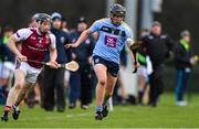 20 January 2019; Padraic Guinan of UCD in action against Declan Connolly of NUI Galway during the Electric Ireland Fitzgibbon Cup Round 1 match between University College Dublin and NUI Galway at Billings Park in UCD, Belfield, Dublin. Photo by Piaras Ó Mídheach/Sportsfile
