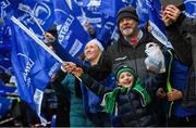 20 January 2019; Leinster supporters watch the teams arrival ahead of the Heineken Champions Cup Pool 1 Round 6 match between Wasps and Leinster at the Ricoh Arena in Coventry, England. Photo by Ramsey Cardy/Sportsfile