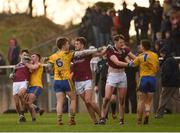 20 January 2019; Players from both sides tussle during the Connacht FBD League Final match between Galway and Roscommon at Tuam Stadium in Galway. Photo by Sam Barnes/Sportsfile