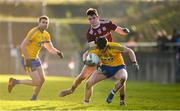 20 January 2019; Cathal Heneghan of Roscommon in action against Barry McHugh of Galway during the Connacht FBD League Final match between Galway and Roscommon at Tuam Stadium in Galway. Photo by Sam Barnes/Sportsfile
