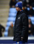 20 January 2019; Leinster head coach Leo Cullen ahead of the Heineken Champions Cup Pool 1 Round 6 match between Wasps and Leinster at the Ricoh Arena in Coventry, England. Photo by Ramsey Cardy/Sportsfile