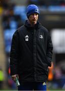 20 January 2019; Leinster head coach Leo Cullen ahead of the Heineken Champions Cup Pool 1 Round 6 match between Wasps and Leinster at the Ricoh Arena in Coventry, England. Photo by Ramsey Cardy/Sportsfile