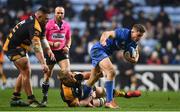 20 January 2019; Jordan Larmour of Leinster is tackled by Ben Morris of Wasps during the Heineken Champions Cup Pool 1 Round 6 match between Wasps and Leinster at the Ricoh Arena in Coventry, England. Photo by Ramsey Cardy/Sportsfile