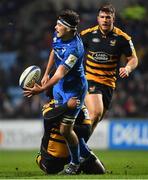 20 January 2019; Max Deegan of Leinster is tackled by Ashley Johnson of Wasps during the Heineken Champions Cup Pool 1 Round 6 match between Wasps and Leinster at the Ricoh Arena in Coventry, England. Photo by Ramsey Cardy/Sportsfile