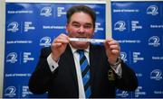 20 January 2019; Leinster Rugby Executive Commitee Member Robert McDermott pulls out the name of Naas RFC during the Bank of Ireland Provincial Towns Cup Round 2 Draw at Carlow RFC in Oakpark, Carlow. Photo by David Fitzgerald/Sportsfile